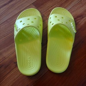 Croc slide sandals
